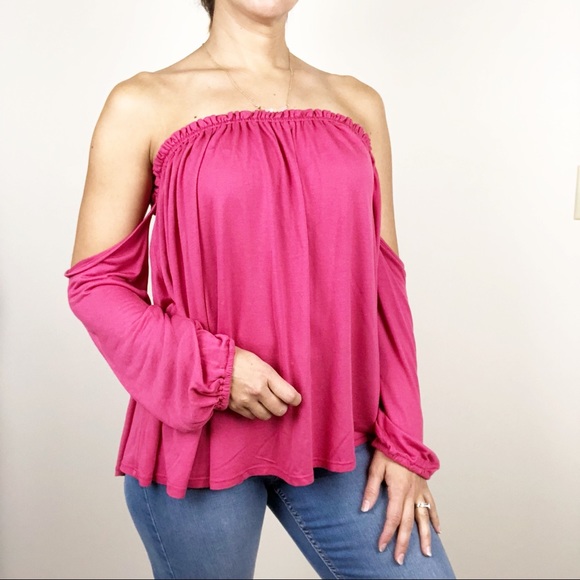 Splendid Tops - Splendid off the shoulder light and flowy top